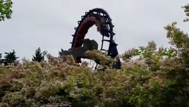 Six Flags Great America roller coaster